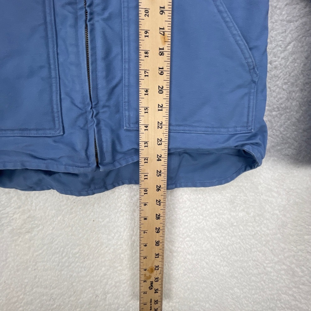Carhartt‎ Jacket Sherpa Lined Womens Medium WJ022 FHB French Blue NWT - Picture 7 of 16